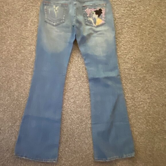 True Religion embroidered geisha Back Pocket Boot Cut / Y2K/ SIZE 29 - Picture 3 of 6